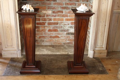 mahogany plinths - CATEGORY: ANTIQUE MISCELLANEOUS - DATED 1890