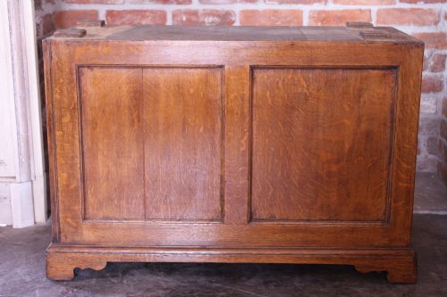 OAK PEDESTAL DESK - ADDITIONAL PHOTO 5