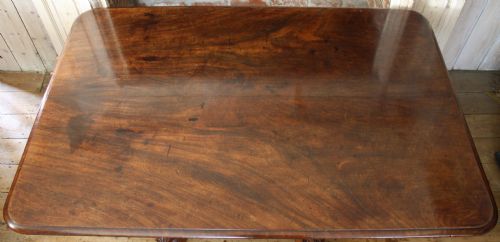 A REGENCY TILT TOP DINING TABLE - ADDITIONAL PHOTO 1