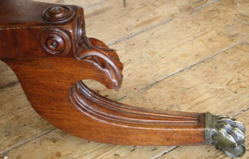 A REGENCY TILT TOP DINING TABLE - ADDITIONAL PHOTO 3