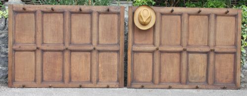 oak hat and coat rack - CATEGORY: ANTIQUE MISCELLANEOUS - DATED 1800