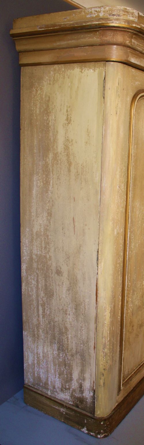 VICTORIAN FRENCH PAINTED WARDROBE - ADDITIONAL PHOTO 1