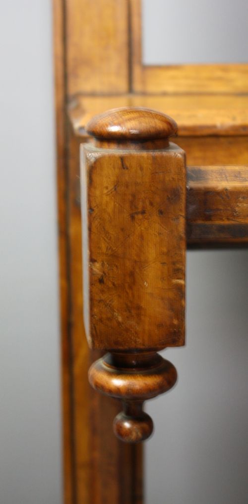A VICTORIAN OAK COAT STAND - ADDITIONAL PHOTO 1