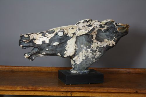 HORSES HEAD SCULPTURE - ADDITIONAL PHOTO 1