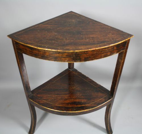 PAIR OF WILLIAM 1V CORNER TABLES - ADDITIONAL PHOTO 2