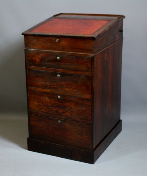 regency rosewood davenport - CATEGORY: ANTIQUE DESKS - DATED 1800