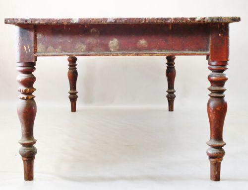 RUSTIC FARMHOUSE PINE TABLE - ADDITIONAL PHOTO 2