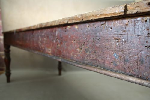 RUSTIC FARMHOUSE PINE TABLE - ADDITIONAL PHOTO 3