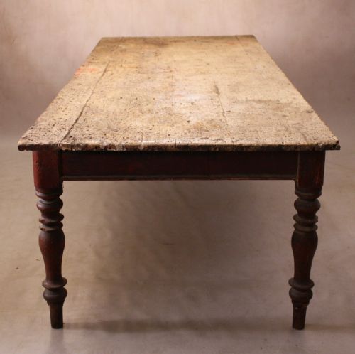 RUSTIC FARMHOUSE PINE TABLE - ADDITIONAL PHOTO 5