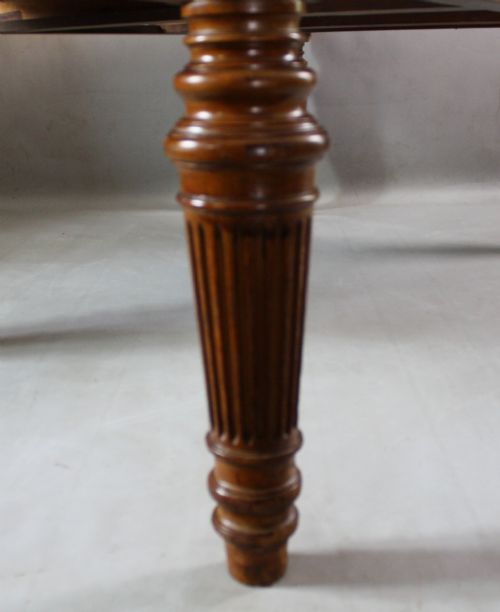 VICTORIAN MAHOGANY LIBRARY TABLE - ADDITIONAL PHOTO 2