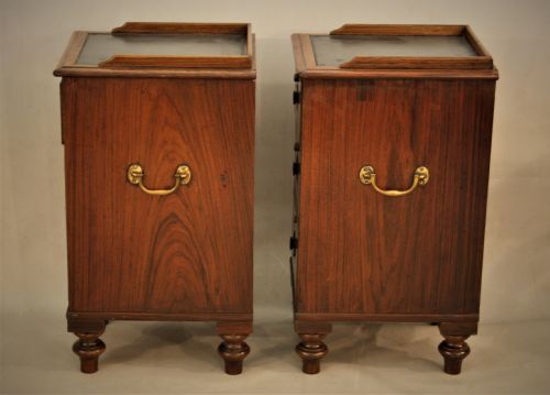 CAMPAIGN SIDE TABLES BEDSIDE CABINETS - ADDITIONAL PHOTO 3