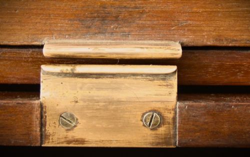 MAHOGANY HABERDASHERY CABINET - ADDITIONAL PHOTO 4