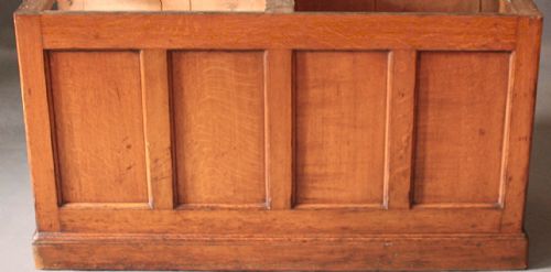 LARGE VICTORIAN OAK PARTNERS DESK - ADDITIONAL PHOTO 5