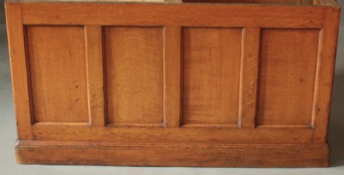 LARGE VICTORIAN OAK PARTNERS DESK - ADDITIONAL PHOTO 6