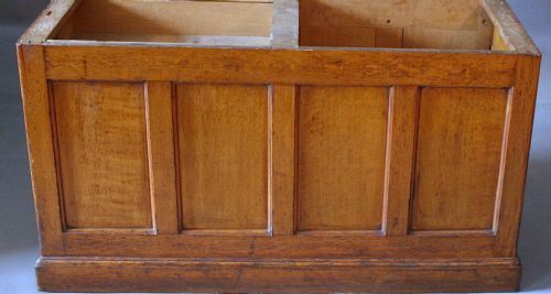LARGE VICTORIAN OAK PARTNERS DESK - ADDITIONAL PHOTO 7