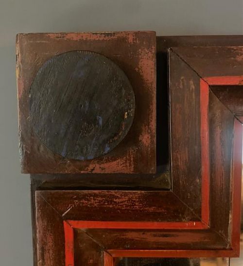 A PAIR OF DECO MIRRORS - ADDITIONAL PHOTO 1