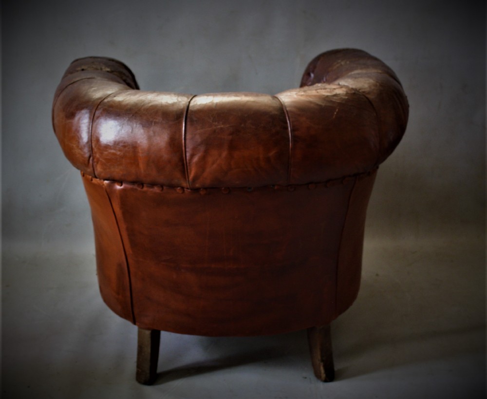 Edwardian Leather Club Chair View III