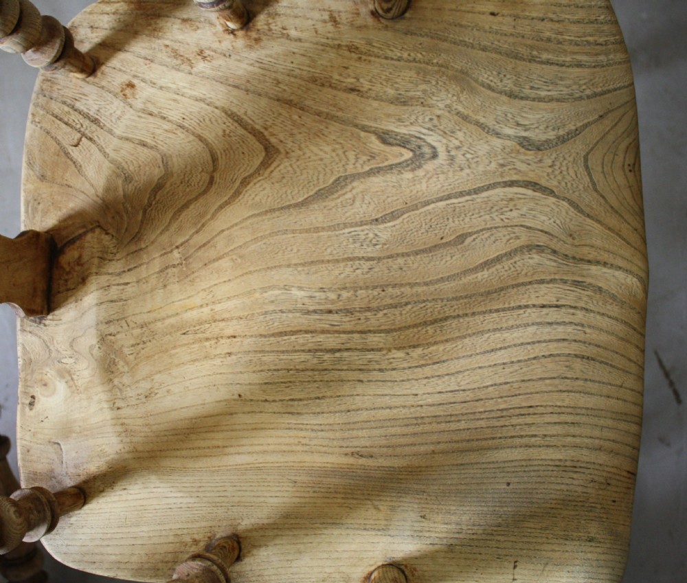 Pair of Elm Windsor Chairs View IV