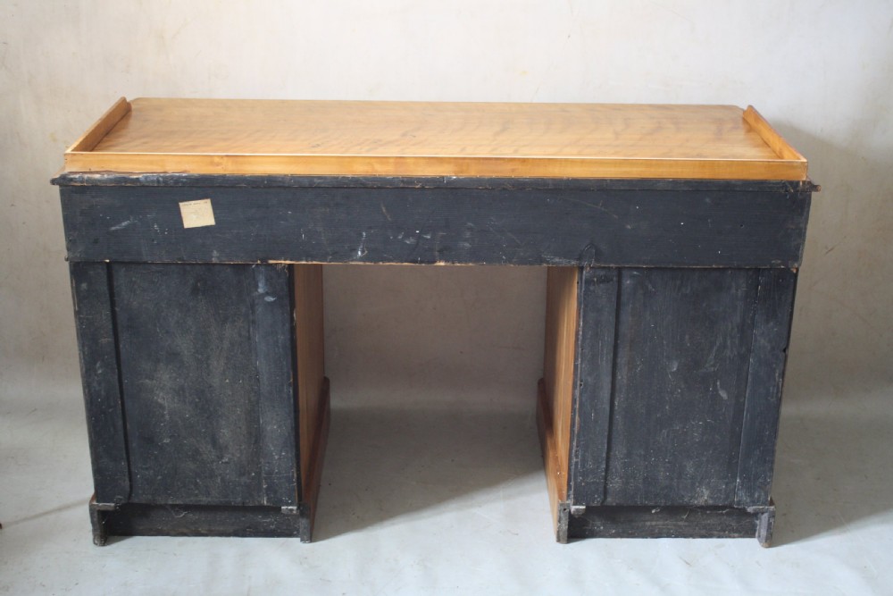 Campaign style Pedestal Desk View III