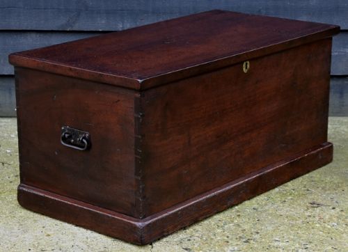 Victorian Mahogany Box, Circa 1850.