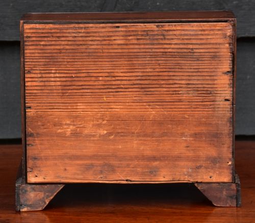 fig 1. Fine Quality Georgian Mahogany Miniature Bureau.