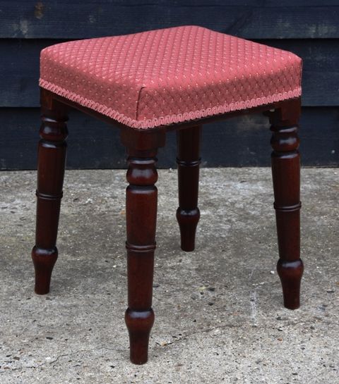 Regency Mahogany Stool, Circa 1800.
