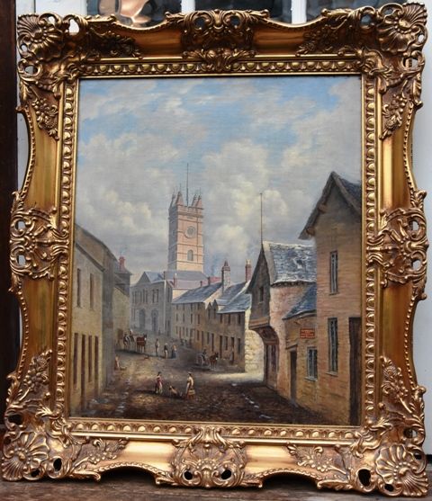 Good Quality Late Victorian Oil on Canvas, Circa 1870.