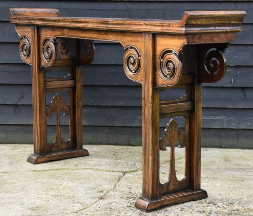 Superb Chinese Elm Altar Table Circa 1900-1920.