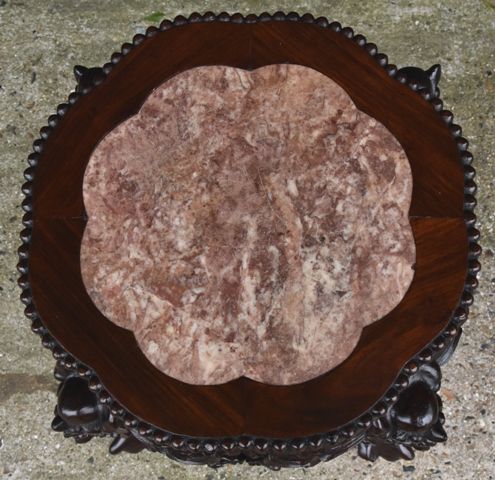 fig 1. Excellent Quality Late 19th Century Chinese Rosewood Jardinaire Stand.