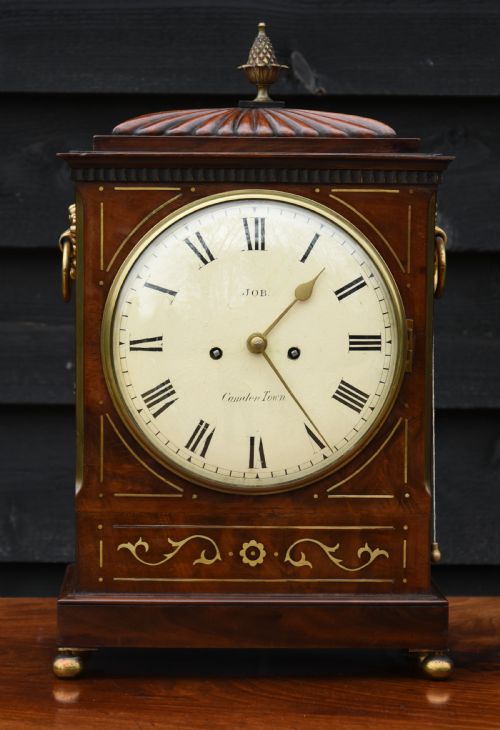 Excellent Regency Bracket Clock C.1815, Twin Fusee, Mahogany.
