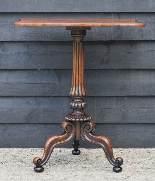 fig 1. Superb Georgian Rosewood Wine Table By Miles & Edwards C.1835. Fine Quality.