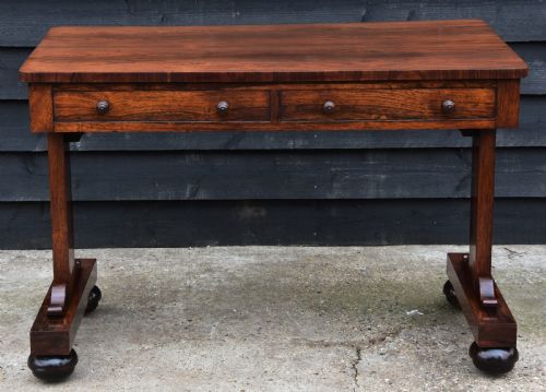 fig 1. Regency Rosewood Library Desk, Excellent Quality C.1820.