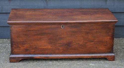 Lovely 18th Century Elm Blanket Box C.1760