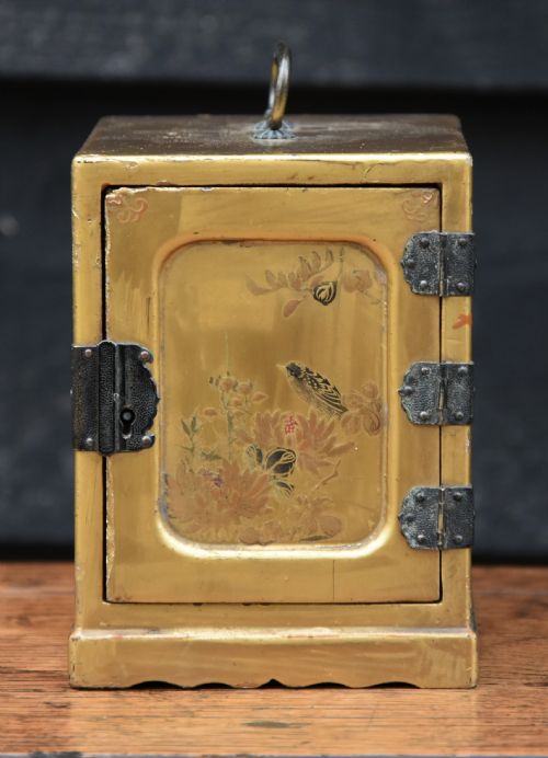 BEAUTIFUL 19TH CENTURY JAPANESE GILT LACQUER KODANSU JEWELLERY BOX - ADDITIONAL PHOTO 8