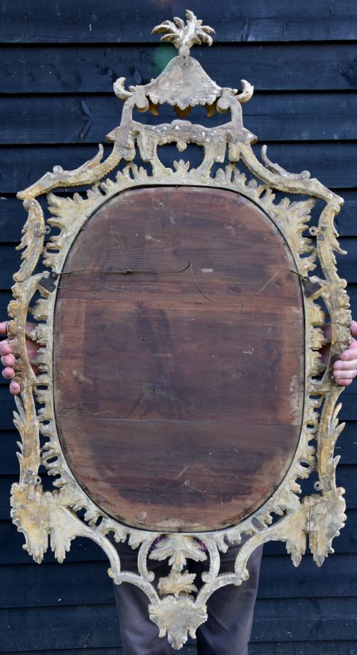 STUNNING GEORGIAN GILTWOOD MIRROR C1790 - ADDITIONAL PHOTO 1