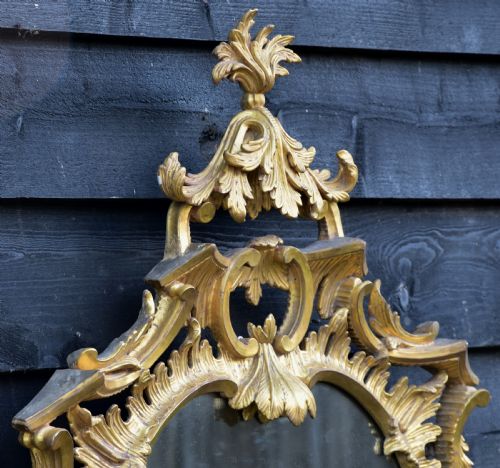 STUNNING GEORGIAN GILTWOOD MIRROR C1790 - ADDITIONAL PHOTO 2