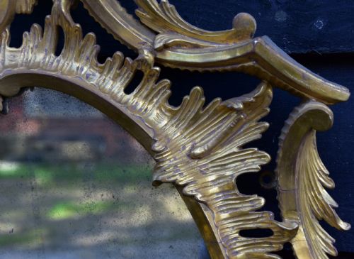 STUNNING GEORGIAN GILTWOOD MIRROR C1790 - ADDITIONAL PHOTO 6