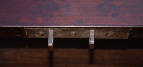 FABULOUS LARGE GEORGIAN MAHOGANY MILITARY TRAVELLING CHEST BOX C1750 - ADDITIONAL PHOTO 8
