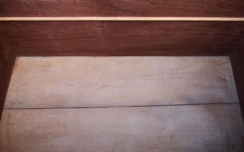 FABULOUS LARGE GEORGIAN MAHOGANY MILITARY TRAVELLING CHEST BOX C1750 - ADDITIONAL PHOTO 9