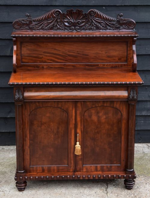 SUPERB REGENCY MAHOGANY SIDE CABINET CHIFFONIER C1820 EXCEPTIONAL QUALITY - ADDITIONAL PHOTO 1