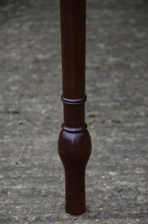 FINE QUALITY REGENCY MAHOGANY BOWFRONTED SIDE TABLE C1820 - ADDITIONAL PHOTO 8