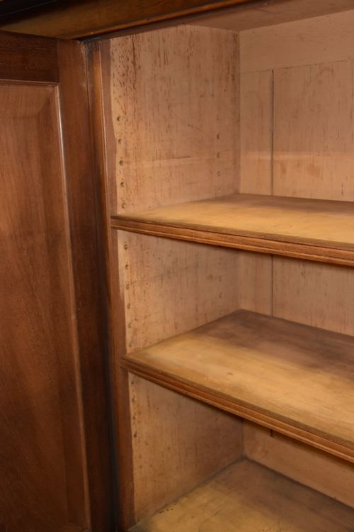 OUTSTANDING WILLIAM IV MAHOGANY TRIPLE BOOKCASE CABINET C1830 - ADDITIONAL PHOTO 4
