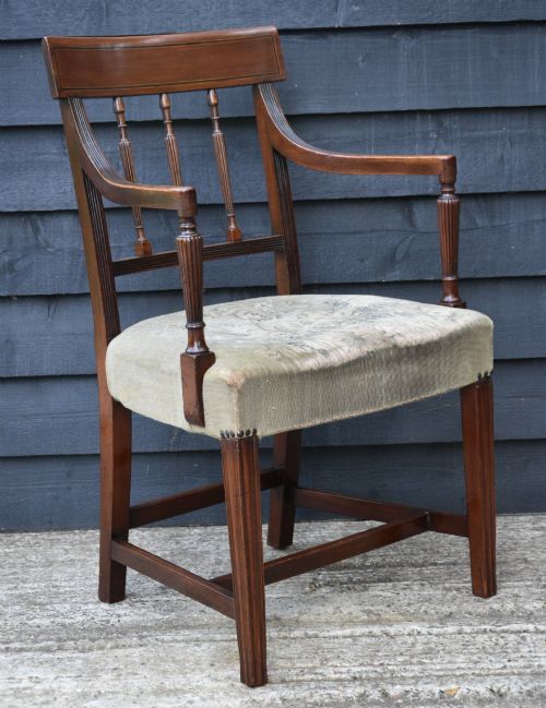 FINE QUALITY SET OF SIX GEORGIAN STYLE MAHOGANY DINING CHAIRS CIRCA 1900 - ADDITIONAL PHOTO 2