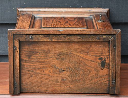 LOVELY EARLY 18TH CENTURY OAK SPICE CUPBOARD GEORGIAN - ADDITIONAL PHOTO 8