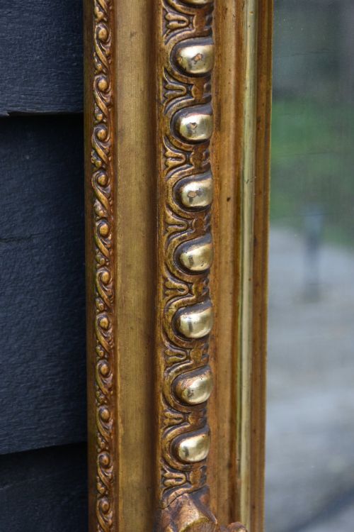 SUPERB 19TH CENTURY FRENCH GILT CONSOLE TABLE PIER MIRROR C1880 - ADDITIONAL PHOTO 6