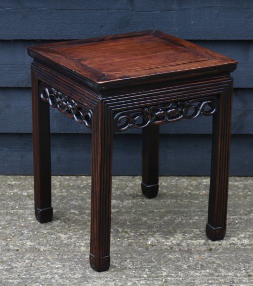 Chinese Rosewood Square Low Table, Fine Quality C.1900.