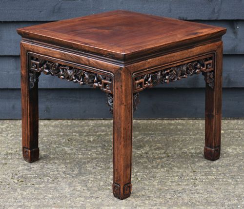 Fine Quality 19th Century Chinese Rosewood Low Table.