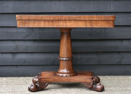 Handsome 19th Century Mahogany Card Table, William IV C.1830