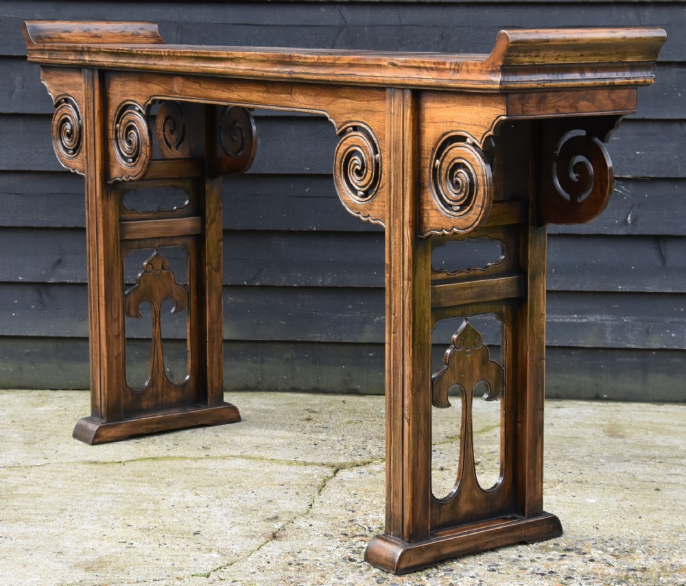 Superb Chinese Elm Altar Table Circa 1900-1920.