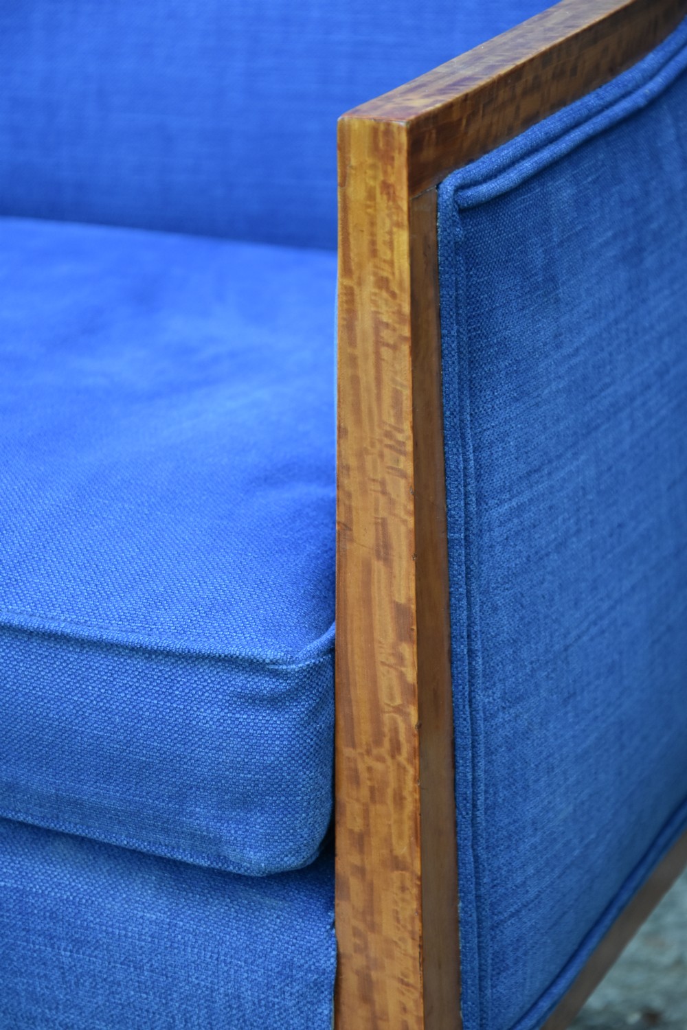Fine Quality Pair of Satinwood Armchairs c.1900 View VII